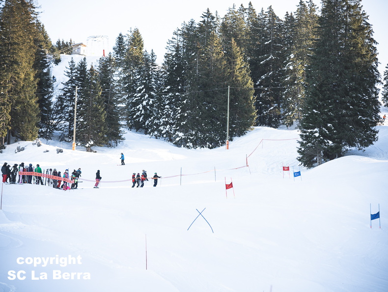 Marie Montibert-Ski-Club La Berra-Course Enfants-2024-1