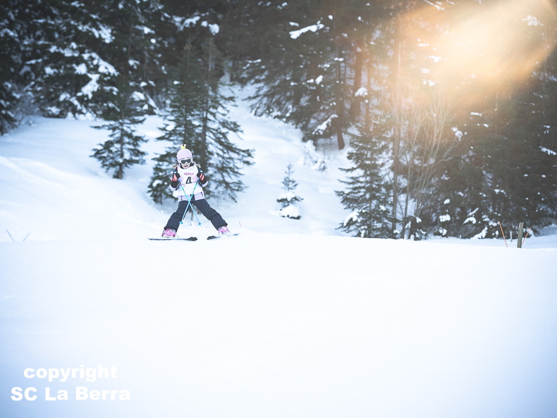 Marie Montibert-Ski-Club La Berra-Course Enfants-2024-3