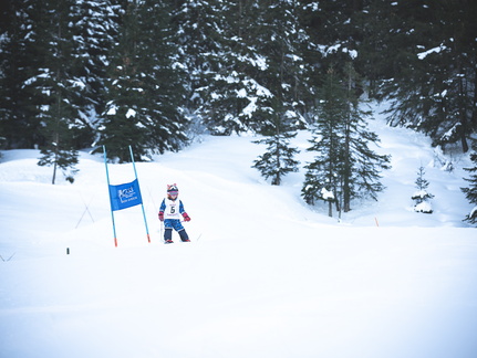 Marie Montibert-Ski-Club La Berra-Course Enfants-2024-5