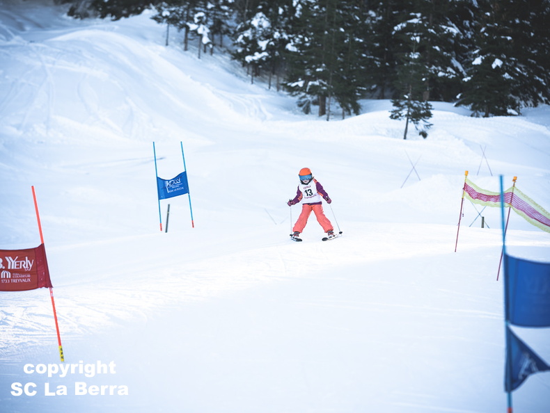 Marie Montibert-Ski-Club La Berra-Course Enfants-2024-12