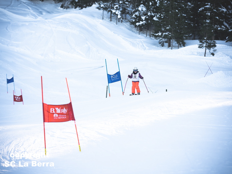 Marie Montibert-Ski-Club La Berra-Course Enfants-2024-11