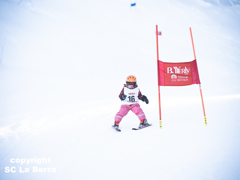 Marie Montibert-Ski-Club La Berra-Course Enfants-2024-16