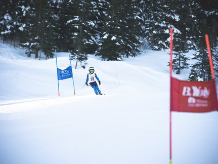 Marie Montibert-Ski-Club La Berra-Course Enfants-2024-26