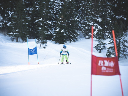 Marie Montibert-Ski-Club La Berra-Course Enfants-2024-25
