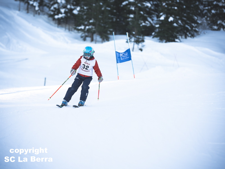 Marie Montibert-Ski-Club La Berra-Course Enfants-2024-32