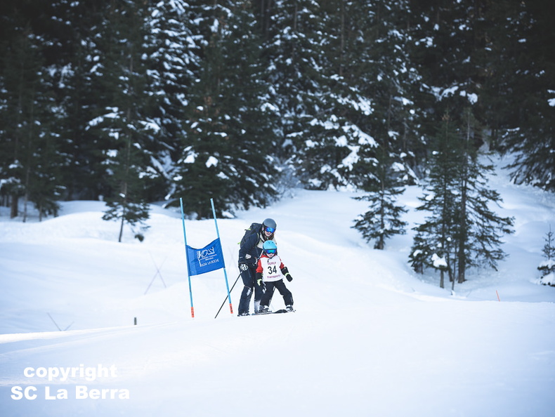Marie Montibert-Ski-Club La Berra-Course Enfants-2024-37