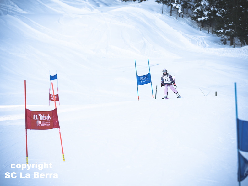 Marie Montibert-Ski-Club La Berra-Course Enfants-2024-43