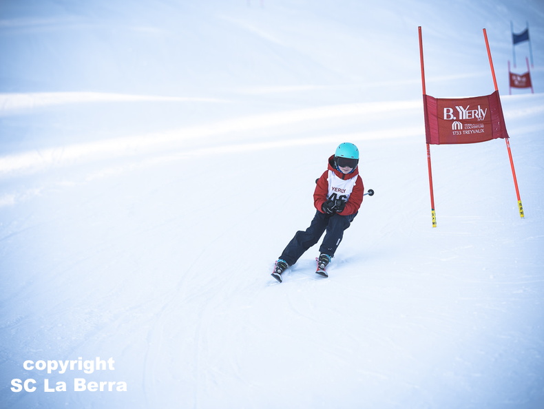 Marie Montibert-Ski-Club La Berra-Course Enfants-2024-42