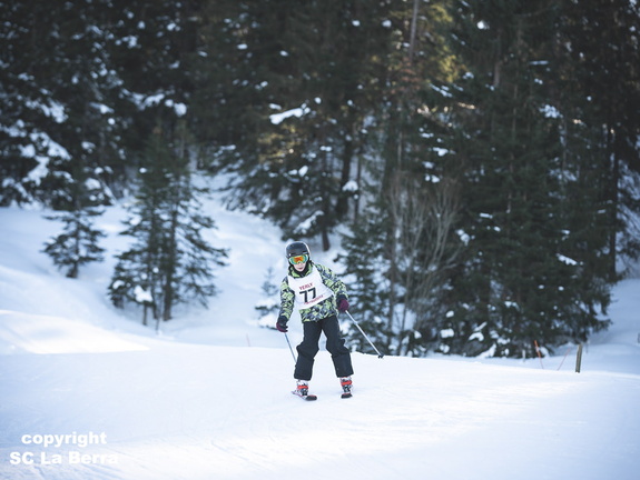 Marie Montibert-Ski-Club La Berra-Course Enfants-2024-78