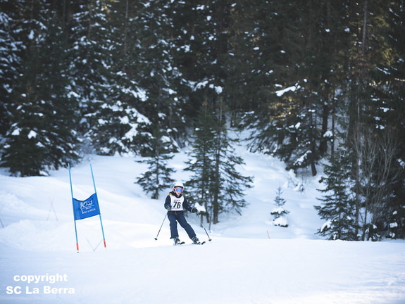 Marie Montibert-Ski-Club La Berra-Course Enfants-2024-77