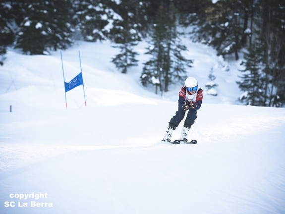 Marie Montibert-Ski-Club La Berra-Course Enfants-2024-86