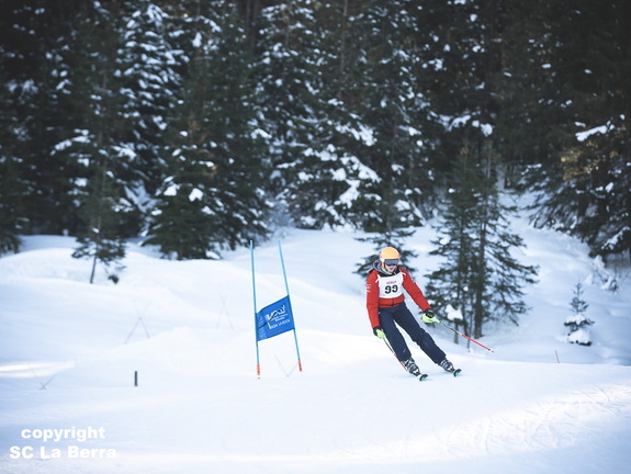 Marie Montibert-Ski-Club La Berra-Course Enfants-2024-89