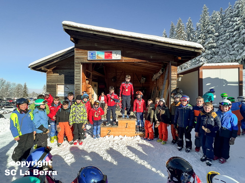Marie Montibert-Ski-Club La Berra-Course Enfants-2024-101