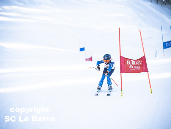Marie Montibert-Ski-Club La Berra-Concours Interne-2024-2